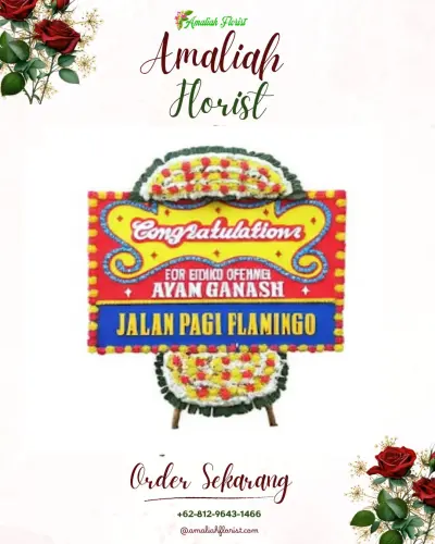 Bunga Papan Congratulation di Sungai Pangeran